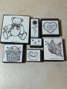 Stampin Up!  Button Bear Rubber Stamp set